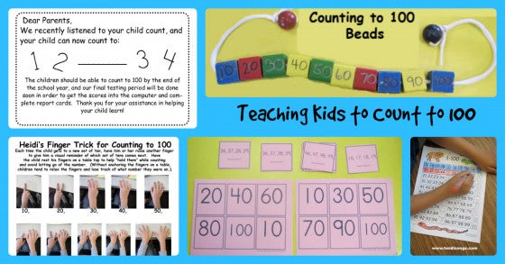 Teaching Kids to Count to 100
