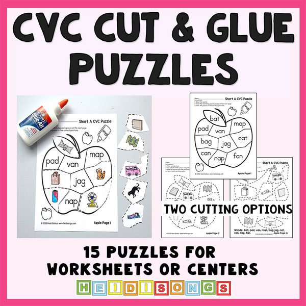 CVC Cut & Glue Puzzles