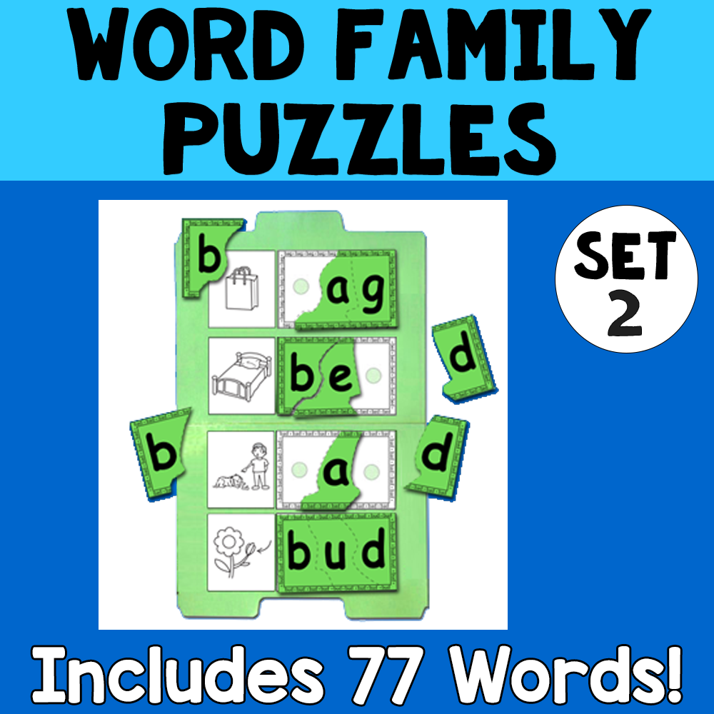 CVC Puzzles Activity - Set 2