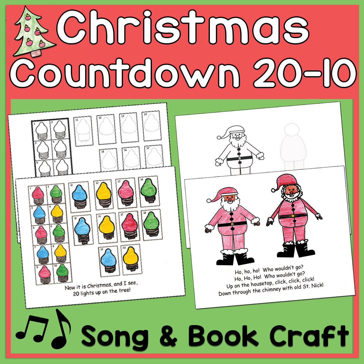 Christmas Countdown 20-10 Song & Singable Book Project