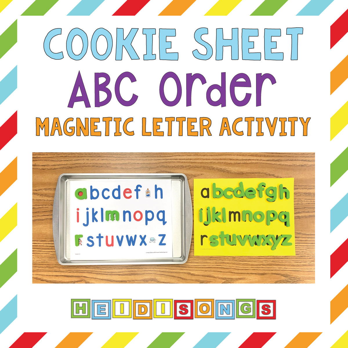 Alphabet Cookie Sheet Activities