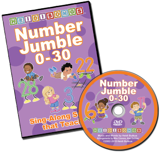 Number Jumble 0-30 DVD