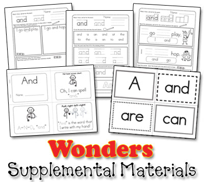 Wonders Sight Word Song Collection