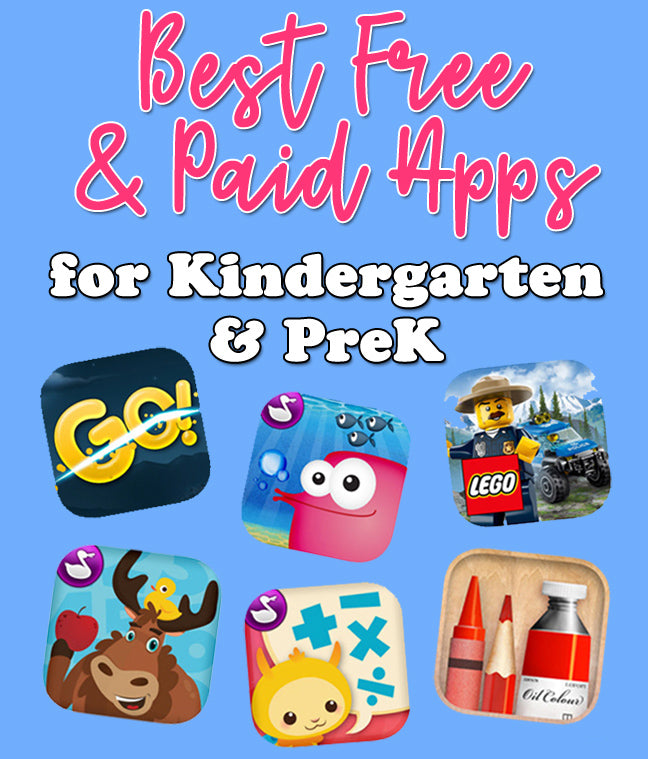 Best Paid & Free Apps for Kindergarten & PreK - HeidiSongs, apps, free, download, sight words, math, phonics, letters, numbers