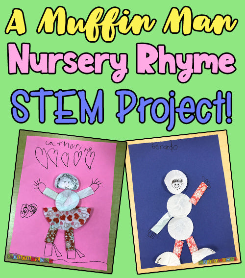 A Muffin Man Nursery Rhyme STEM Project! Heidisongs, TK, kindergarten, learning songs, music in the classroom