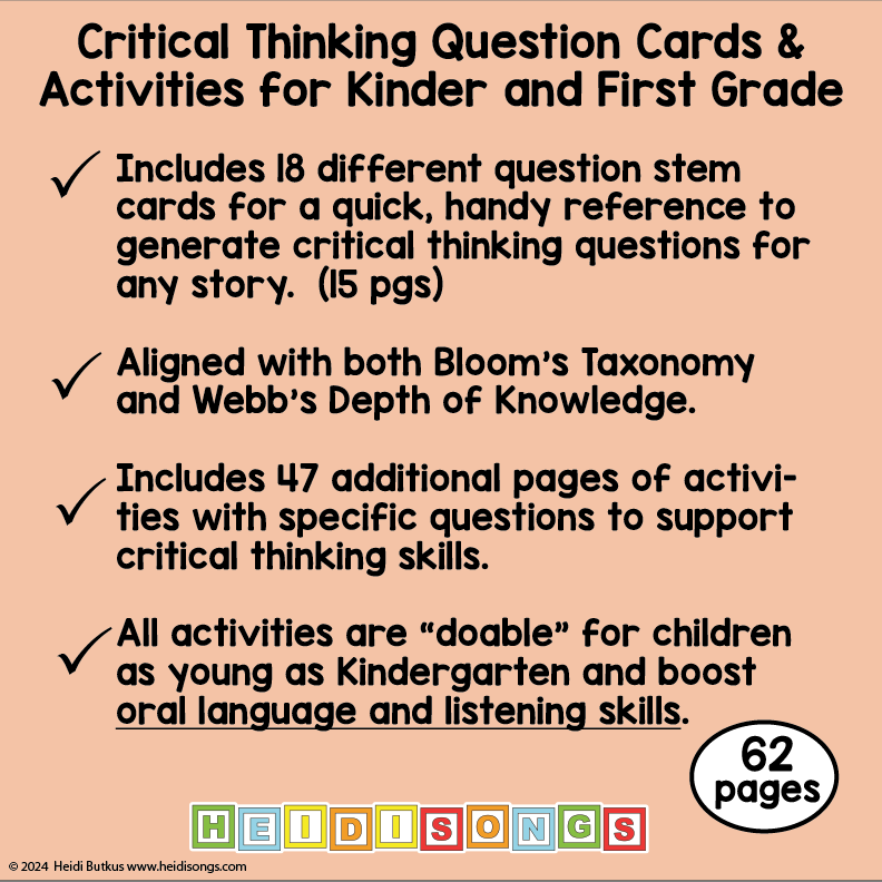 Critical Thinking Question Cards