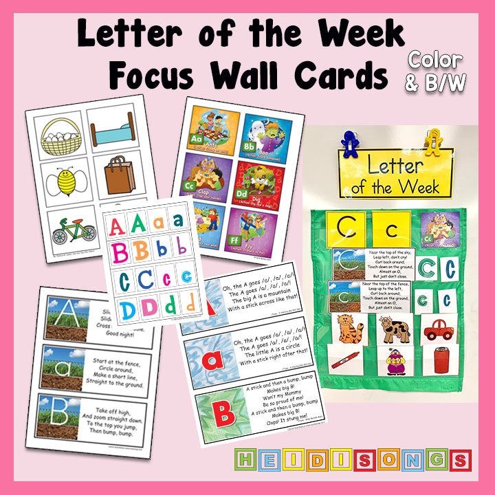 Letter of the Week Focus Wall Set