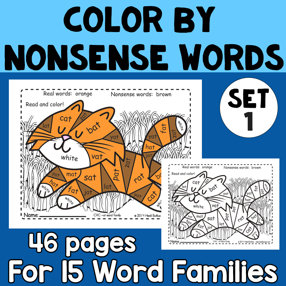color-by-nonsense-word-worksheets-cvc-set-1-heidisongs-heidi-songs for Free Printable Nonsense Words Worksheets Color by Nonsense Word Worksheets - CVC Set 1 - HeidiSongs | Heidi Songs for Free Printable Nonsense Words Worksheets