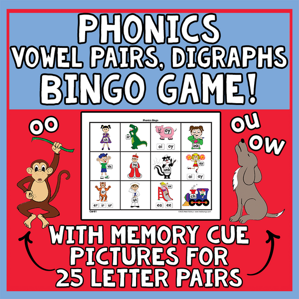 Phonics Bingo Game