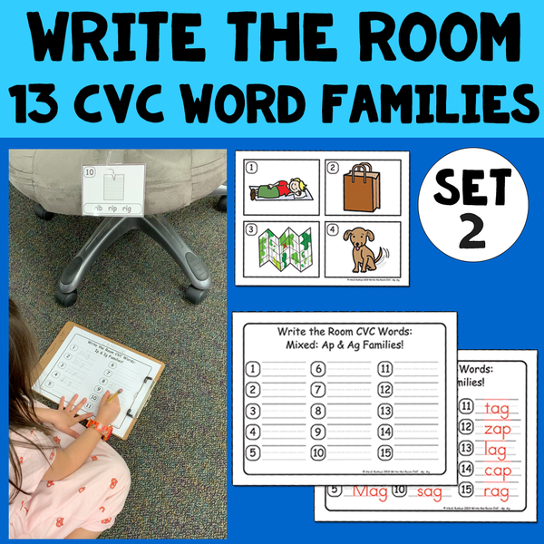 CVC Write the Room - Set 2