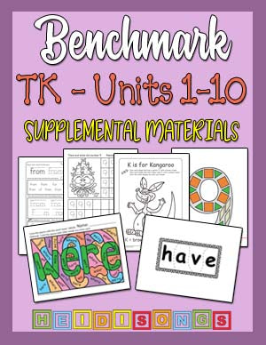 Benchmark TK Supplemental Materials