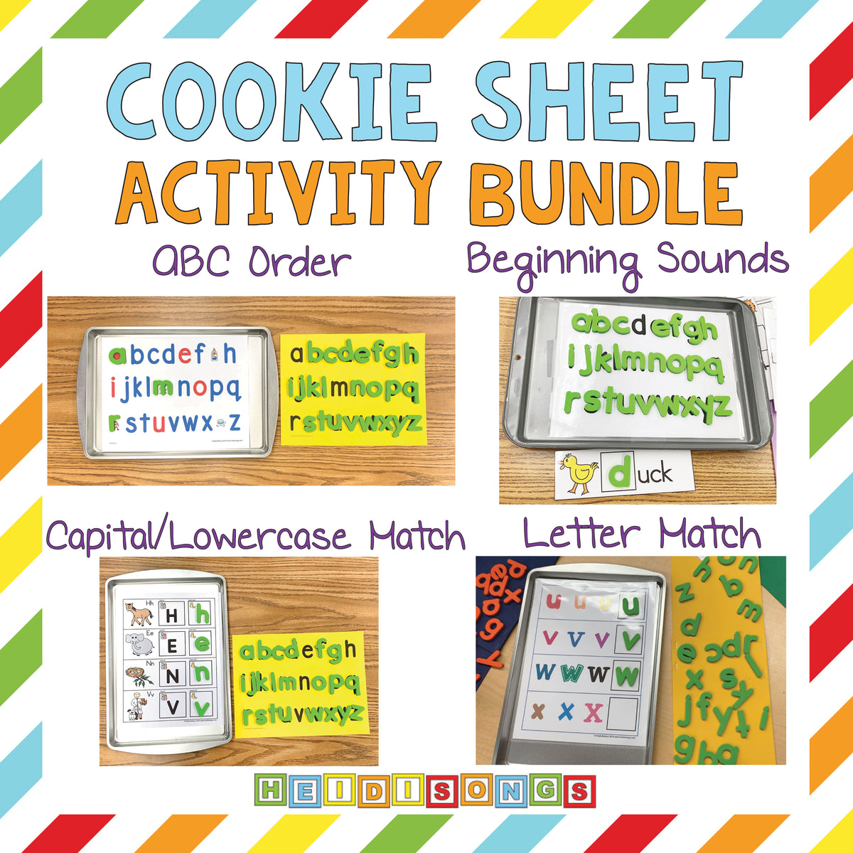 Alphabet Cookie Sheet Activities