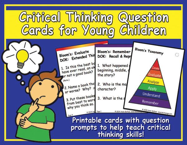 Critical Thinking Question Cards