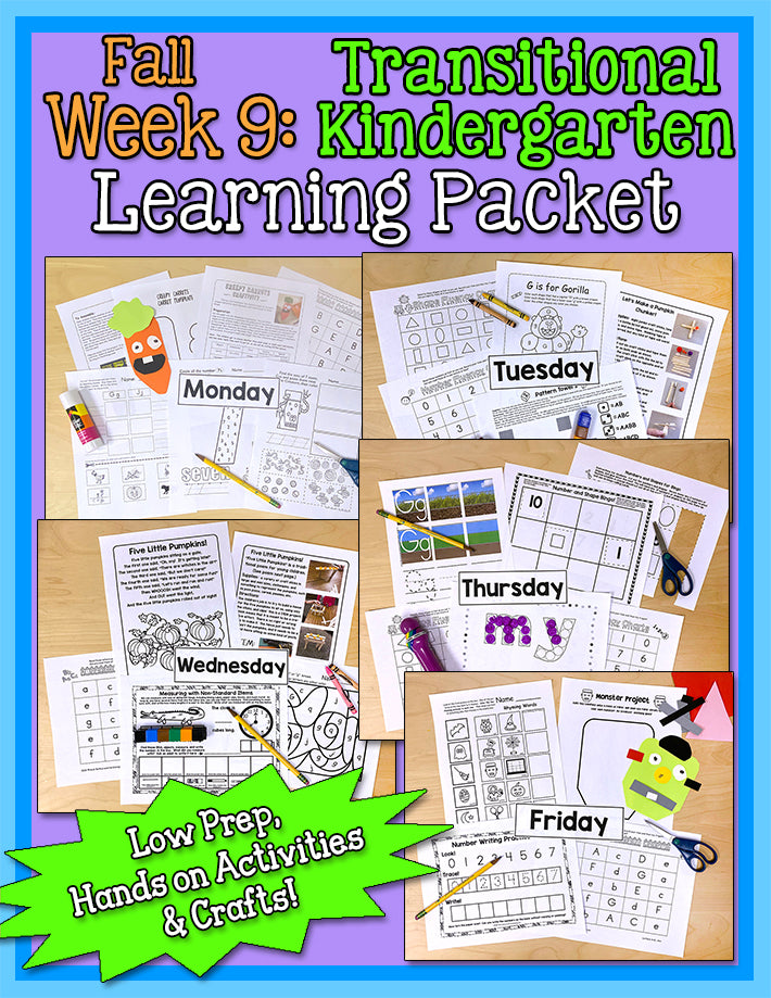 TK Weekly Lesson Plans: Fall - Week 9 - Heidi Songs | Heidi Songs