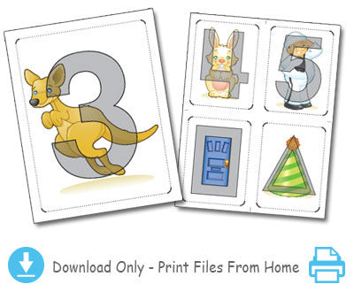 Jumpin' Numbers & Shakin' Shapes Flashcards