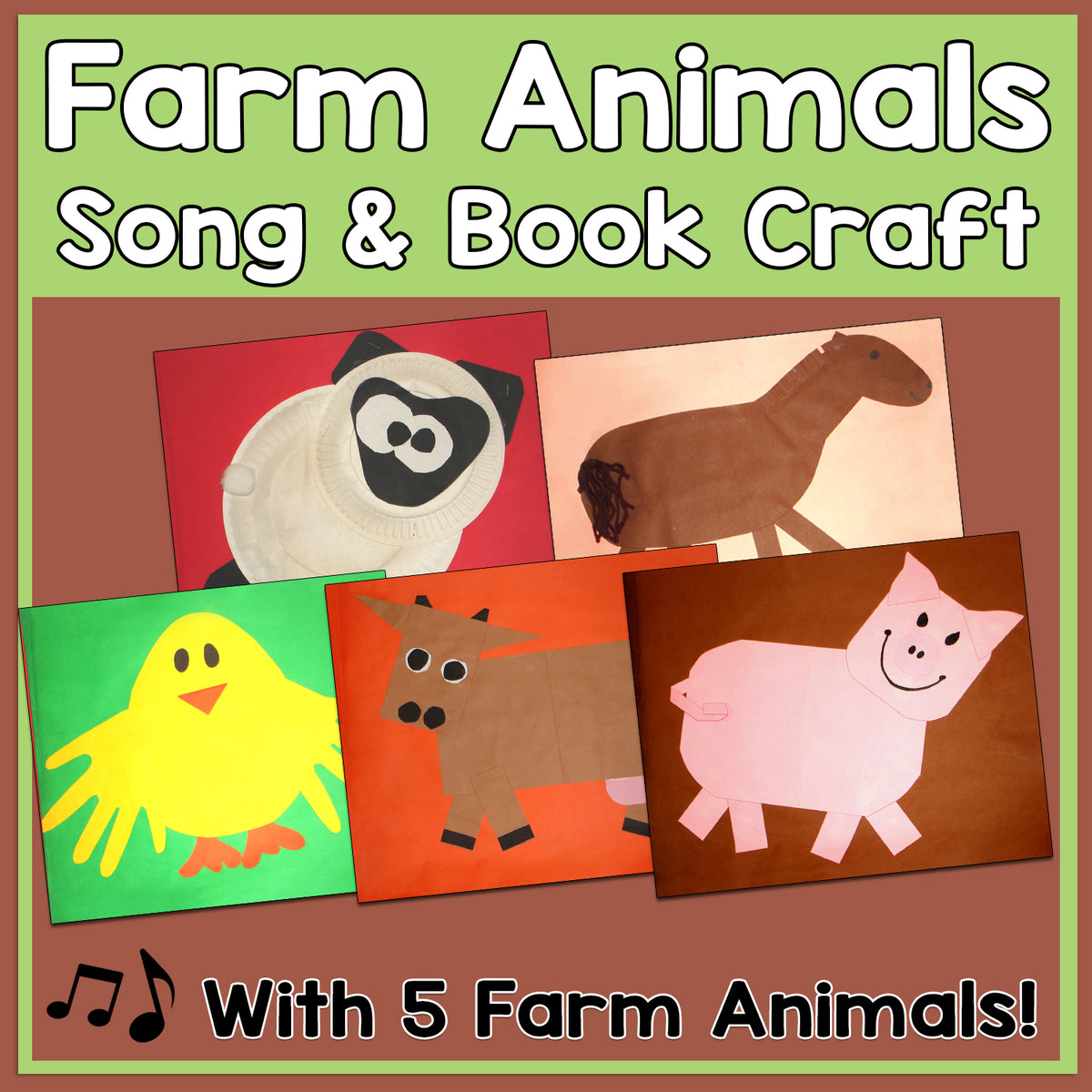 Our School Farm Song &  Book Craft
