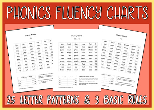 Phonics Fluency Charts