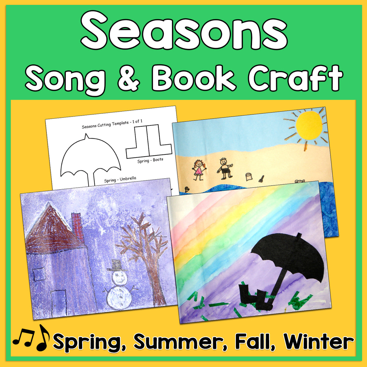 The Seasons Song & Book Craft