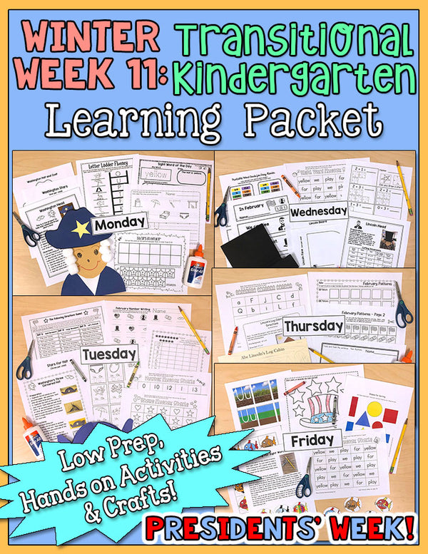 TK Weekly Learning Packet: Winter - Week 11