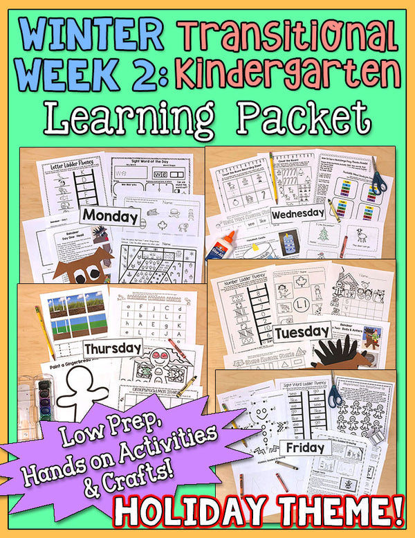 TK Weekly Learning Packet: Winter - Week 2