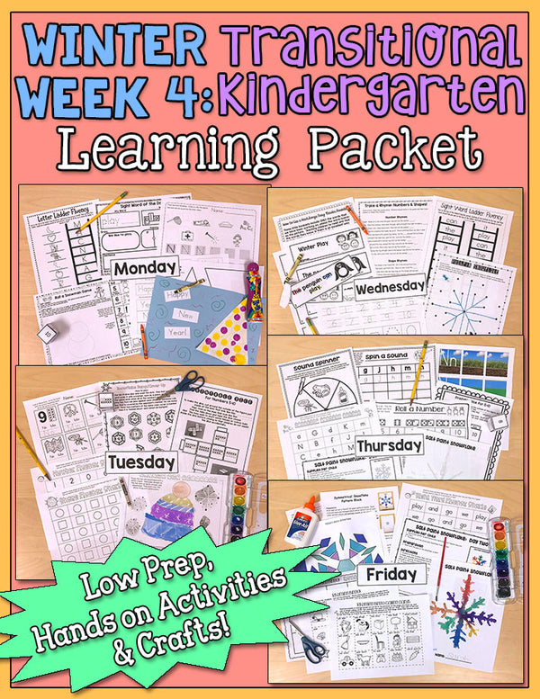 TK Weekly Learning Packet: Winter - Week 4