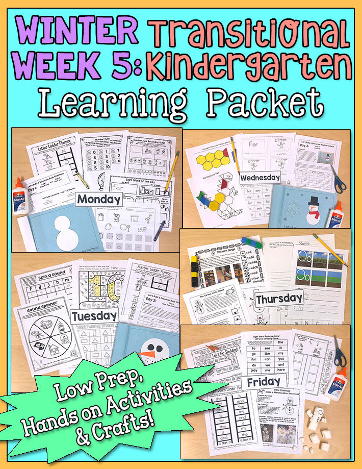 TK Weekly Learning Packet: Winter - Week 5
